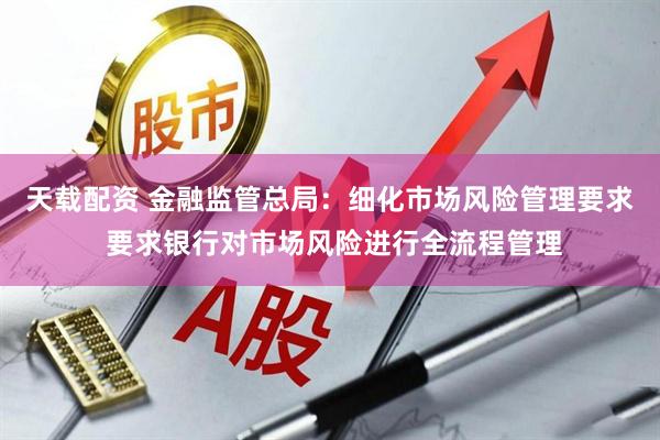 天载配资 金融监管总局：细化市场风险管理要求 要求银行对市场风险进行全流程管理