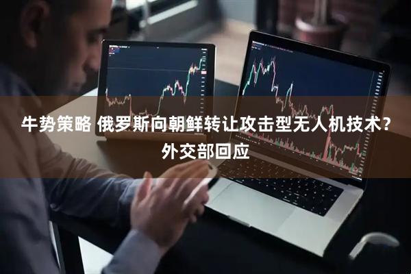 牛势策略 俄罗斯向朝鲜转让攻击型无人机技术？外交部回应